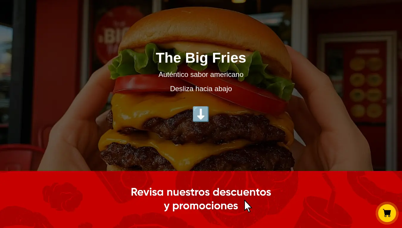 Captura de thebigfries.cl